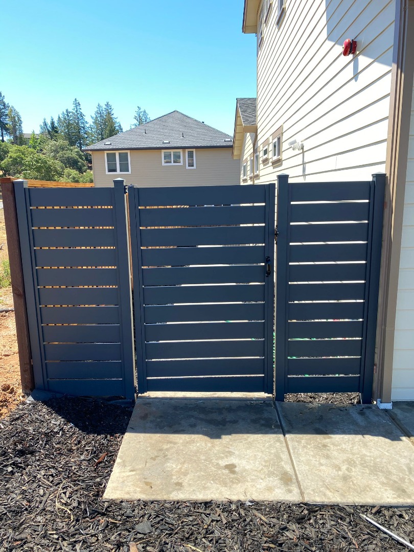 Slate Fence Panel Pedestrian