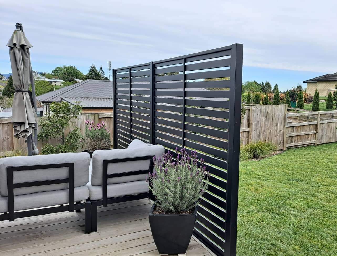 Modern Fencing Slate Fence