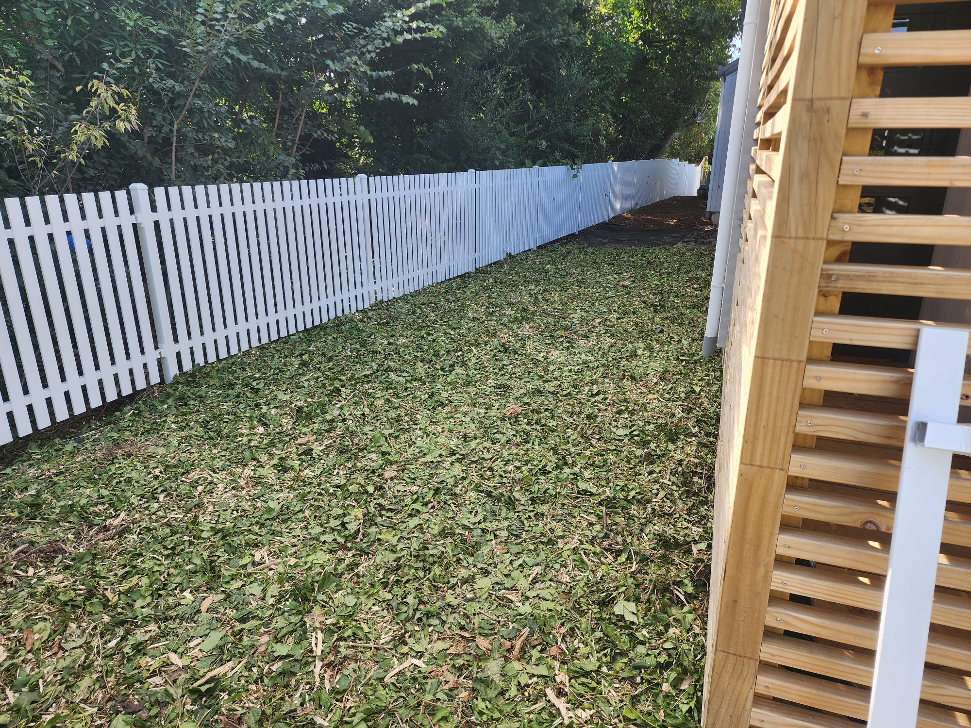 Modern Fencing Picket Style White Fence