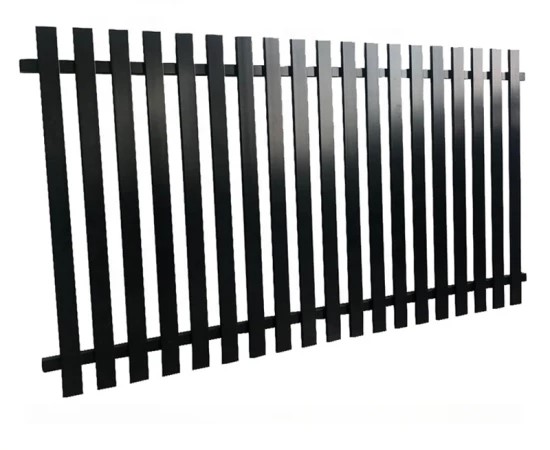 Modern Fencing Picket Style Black Fence