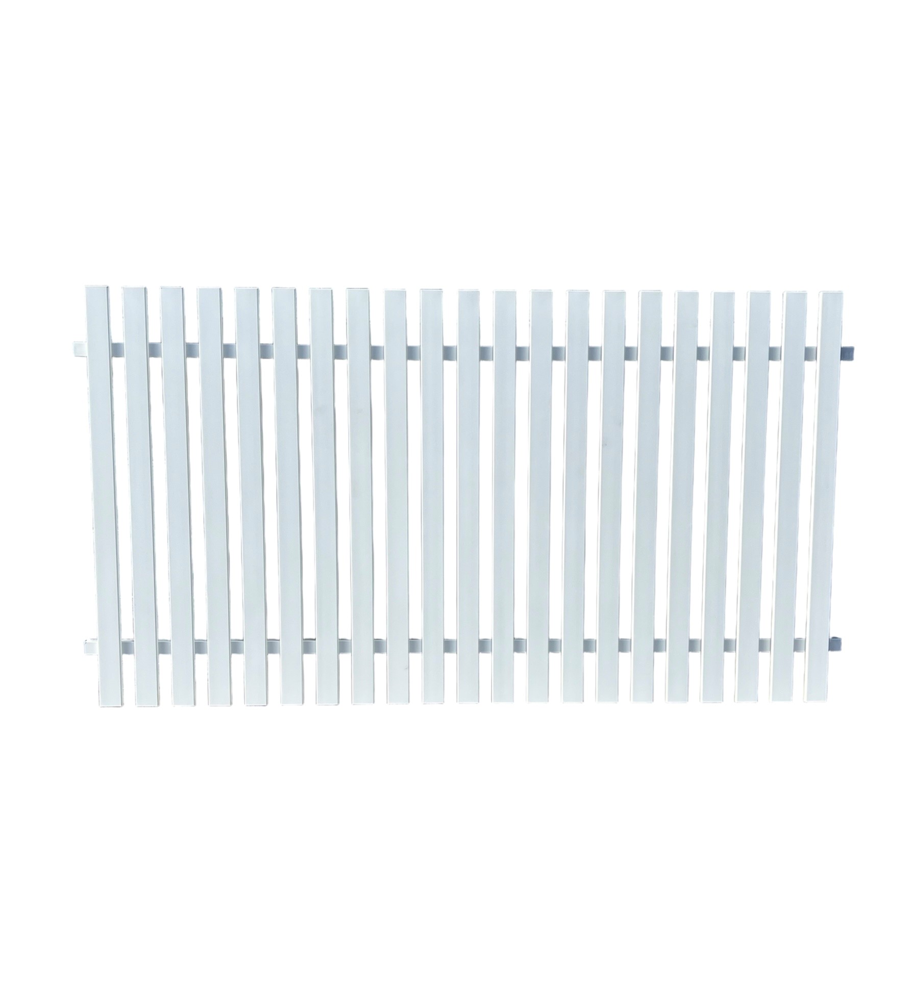 Modern Fence Picket Style White Allure Panel